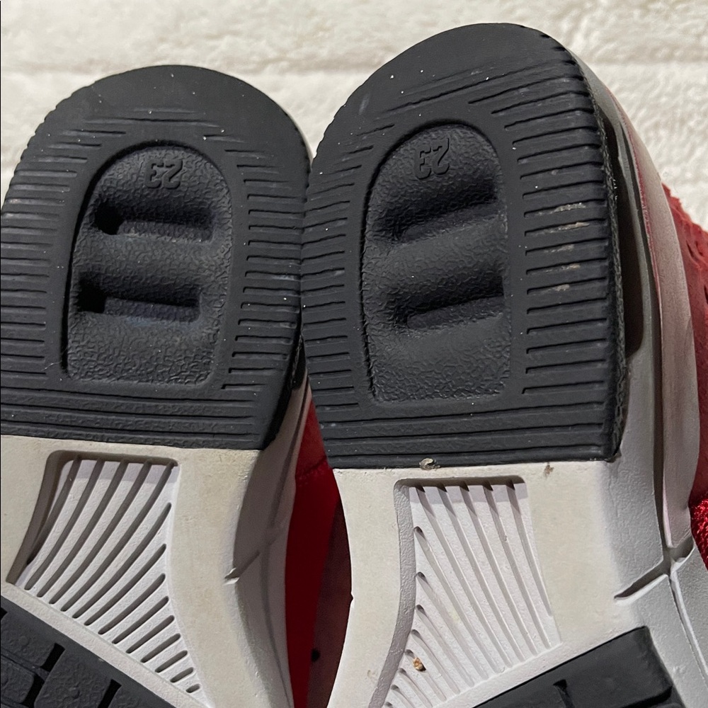 Jordan Academy GS Red Athletic Shoes - Picture 8 of 11